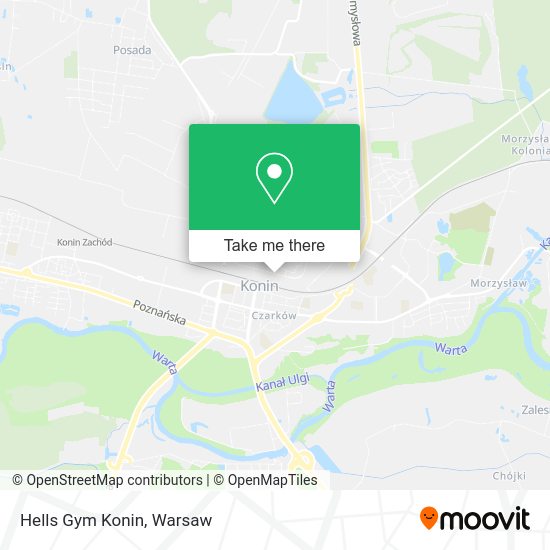 Hells Gym Konin map