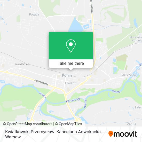 Kwiatkowski Przemysław. Kancelaria Adwokacka map