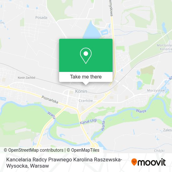 Kancelaria Radcy Prawnego Karolina Raszewska-Wysocka map