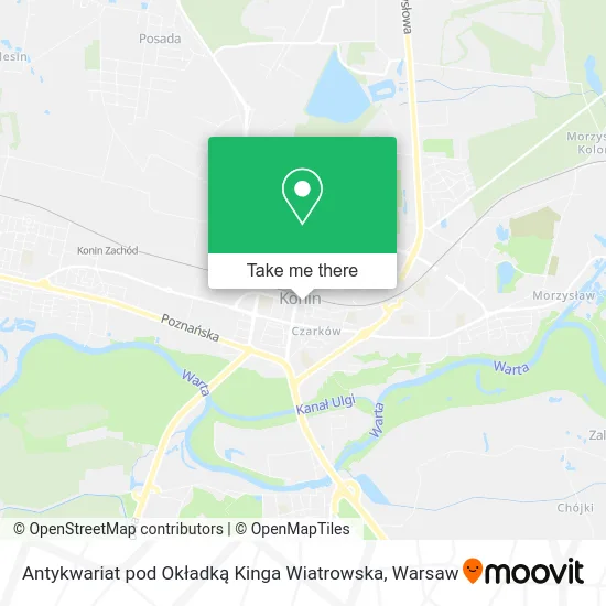Карта Antykwariat pod Okładką Kinga Wiatrowska