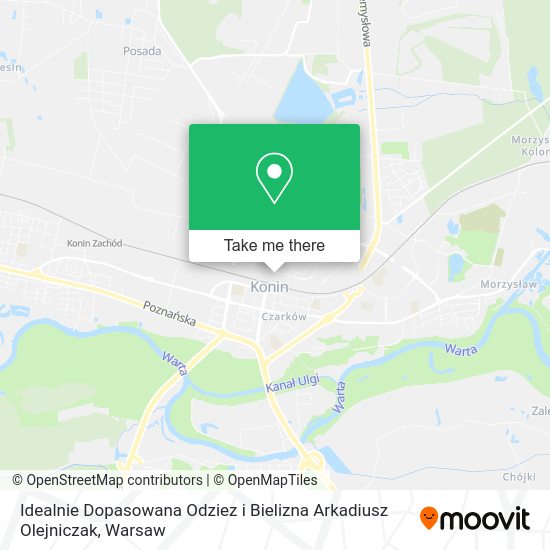 Idealnie Dopasowana Odziez i Bielizna Arkadiusz Olejniczak map