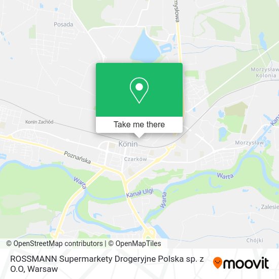 ROSSMANN Supermarkety Drogeryjne Polska sp. z O.O map