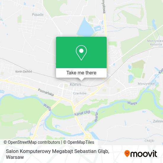 Salon Komputerowy Megabajt Sebastian Głąb map