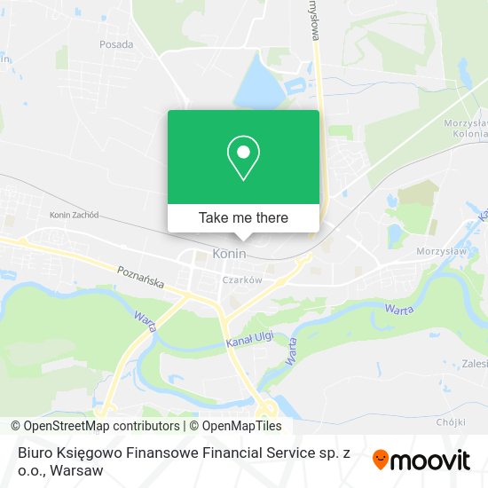 Biuro Księgowo Finansowe Financial Service sp. z o.o. map