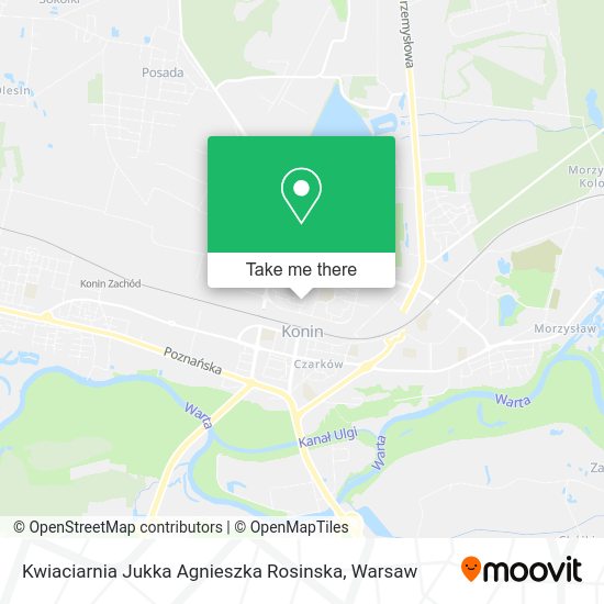 Kwiaciarnia Jukka Agnieszka Rosinska map