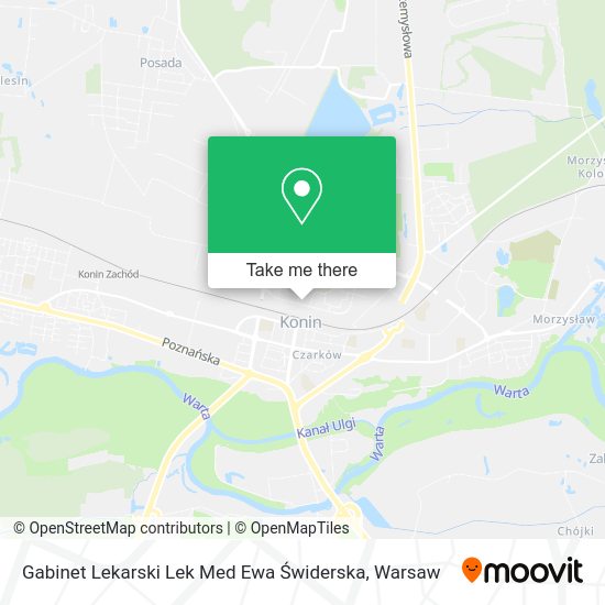 Gabinet Lekarski Lek Med Ewa Świderska map