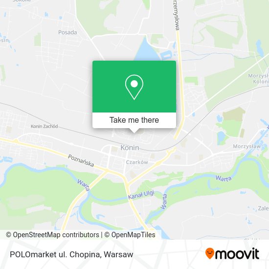 POLOmarket ul. Chopina map