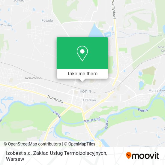 Izobest s.c. Zakład Usług Termoizolacyjnych map