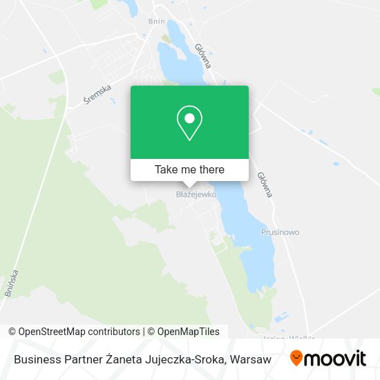 Business Partner Żaneta Jujeczka-Sroka map