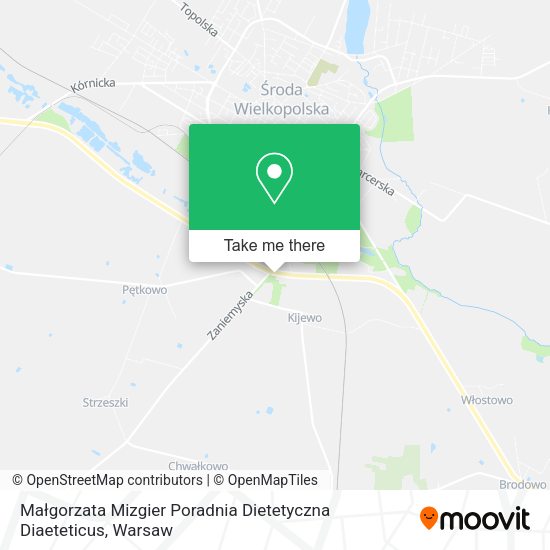 Małgorzata Mizgier Poradnia Dietetyczna Diaeteticus map