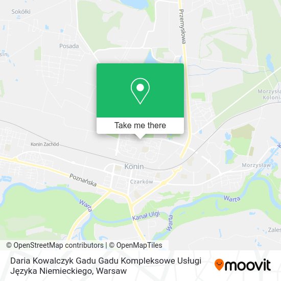 Daria Kowalczyk Gadu Gadu Kompleksowe Usługi Języka Niemieckiego map