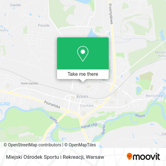 Miejski Ośrodek Sportu i Rekreacji map