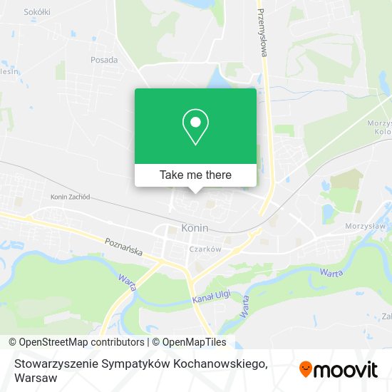 Stowarzyszenie Sympatyków Kochanowskiego map