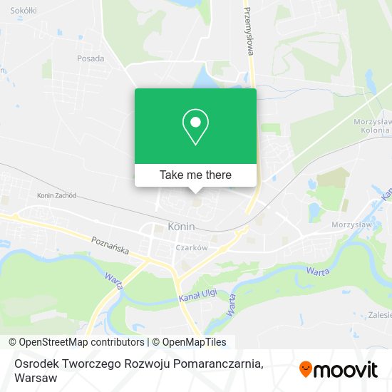 Osrodek Tworczego Rozwoju Pomaranczarnia map