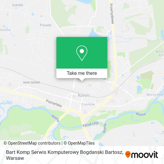 Bart Komp Serwis Komputerowy Bogdanski Bartosz map