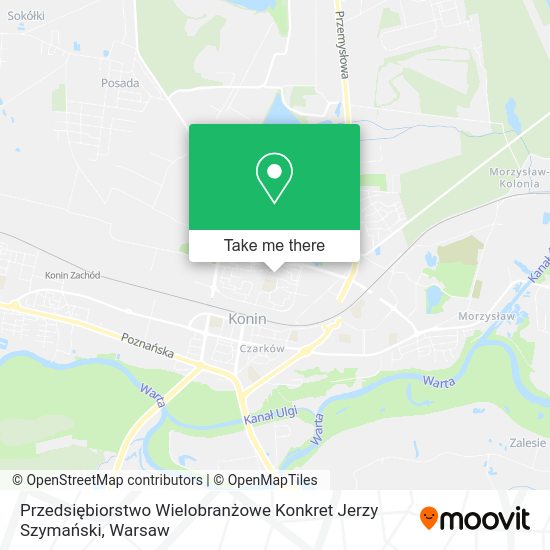 Przedsiębiorstwo Wielobranżowe Konkret Jerzy Szymański map