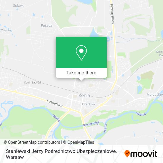 Staniewski Jerzy Pośrednictwo Ubezpieczeniowe map