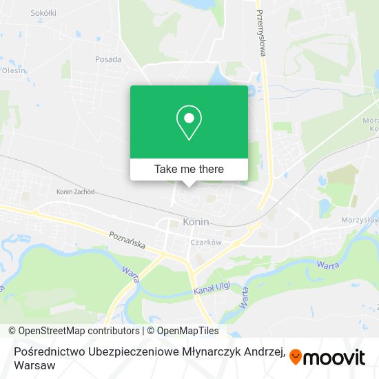 Pośrednictwo Ubezpieczeniowe Młynarczyk Andrzej map