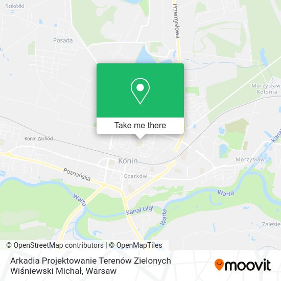 Arkadia Projektowanie Terenów Zielonych Wiśniewski Michał map