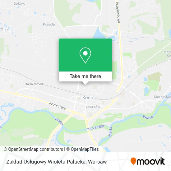 Zakład Usługowy Wioleta Pałucka map