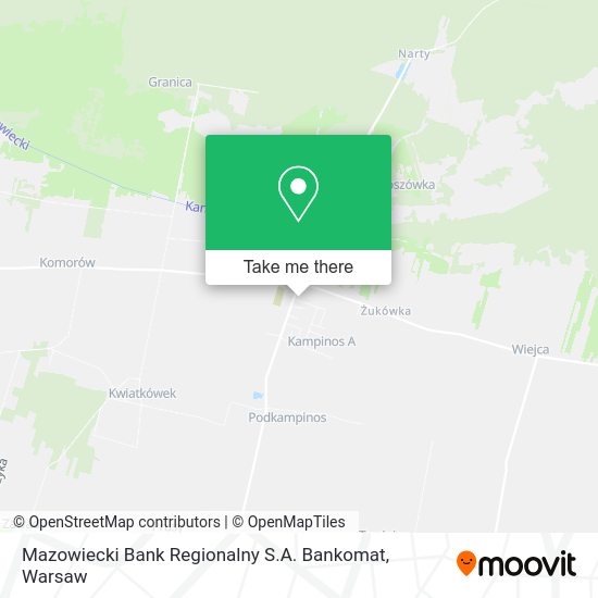 Mazowiecki Bank Regionalny S.A. Bankomat map