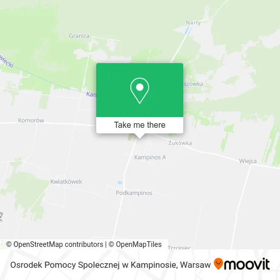 Карта Osrodek Pomocy Spolecznej w Kampinosie