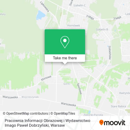 Pracownia Informacji Obrazowej i Wydawnictwo Imago Paweł Dobrzyński map