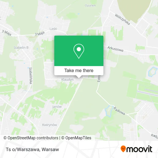 Карта Ts o/Warszawa