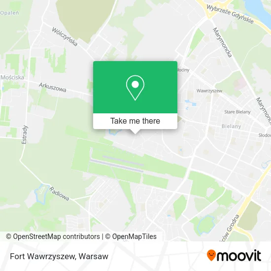 Карта Fort Wawrzyszew