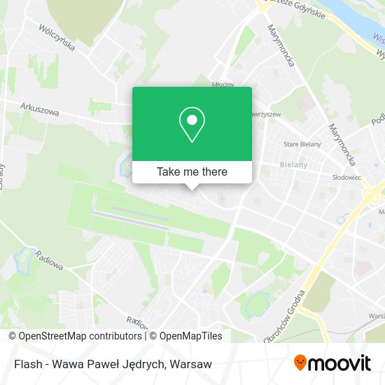 Flash - Wawa Paweł Jędrych map