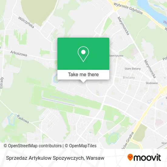 Карта Sprzedaz Artykulow Spozywczych