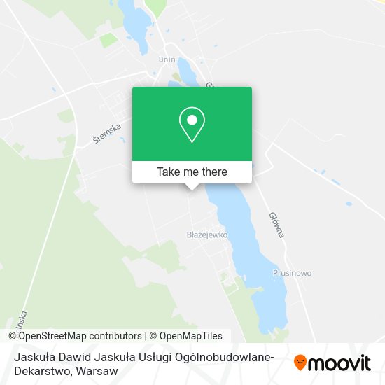 Jaskuła Dawid Jaskuła Usługi Ogólnobudowlane-Dekarstwo map