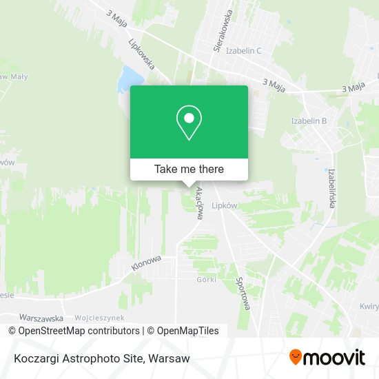 Koczargi Astrophoto Site map