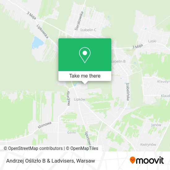 Andrzej Oślizło B & Ladvisers map