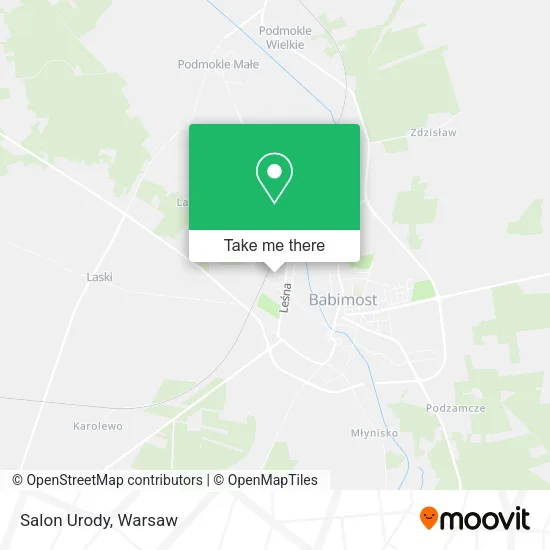 Карта Salon Urody