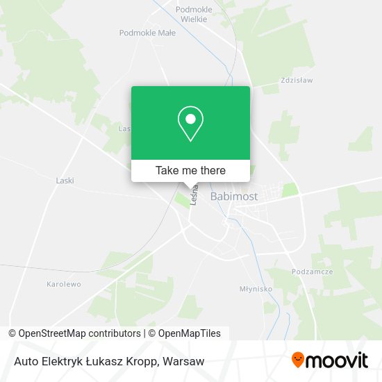 Карта Auto Elektryk Łukasz Kropp