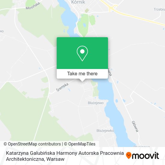 Katarzyna Galubińska Harmony Autorska Pracownia Architektoniczna map