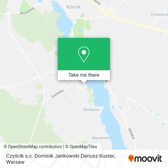 Карта Czyścik s.c. Dominik Jankowski Dariusz Kuster