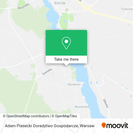 Карта Adam Piasecki Doradztwo Gospodarcze