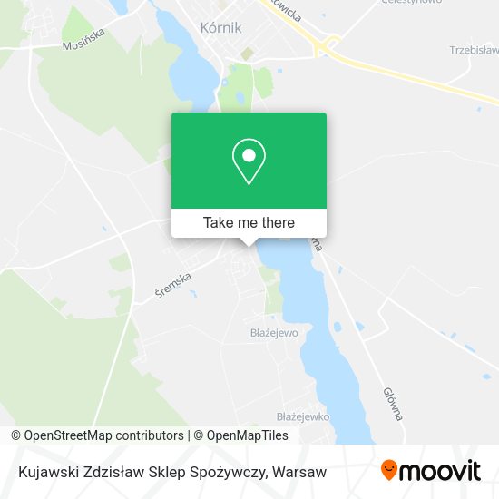 Kujawski Zdzisław Sklep Spożywczy map