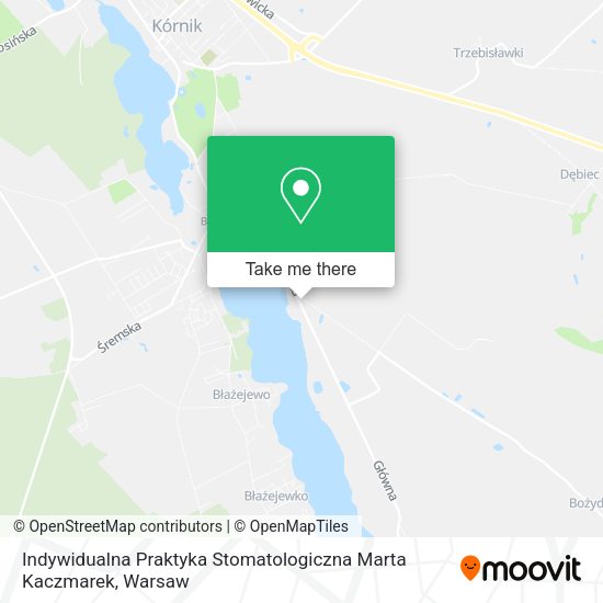 Indywidualna Praktyka Stomatologiczna Marta Kaczmarek map