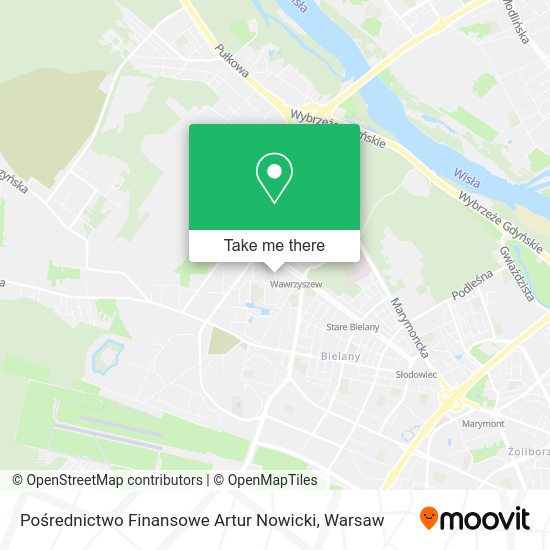 Pośrednictwo Finansowe Artur Nowicki map