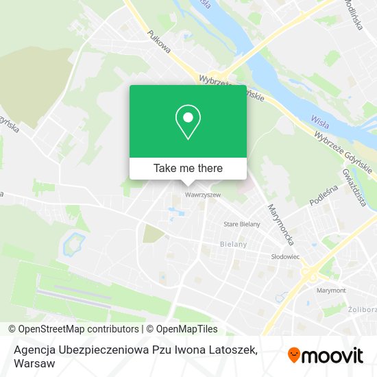 Agencja Ubezpieczeniowa Pzu Iwona Latoszek map