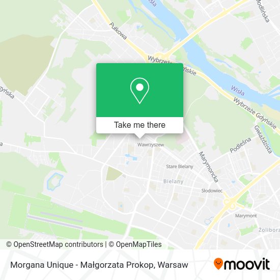 Morgana Unique - Małgorzata Prokop map