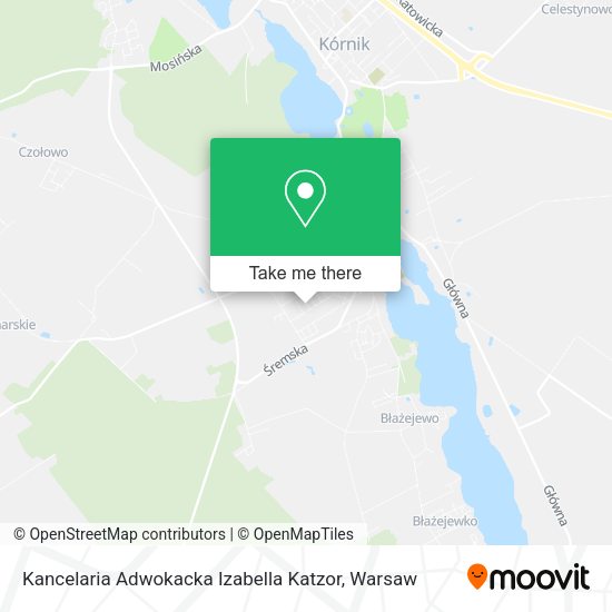 Карта Kancelaria Adwokacka Izabella Katzor