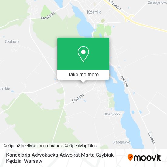 Kancelaria Adwokacka Adwokat Marta Szybiak Kędzia map