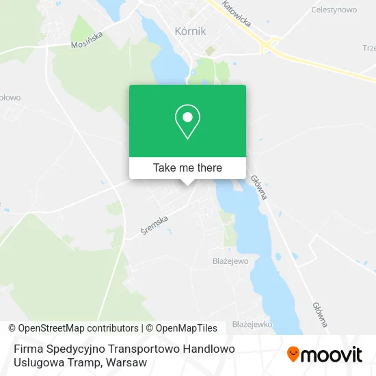 Карта Firma Spedycyjno Transportowo Handlowo Uslugowa Tramp