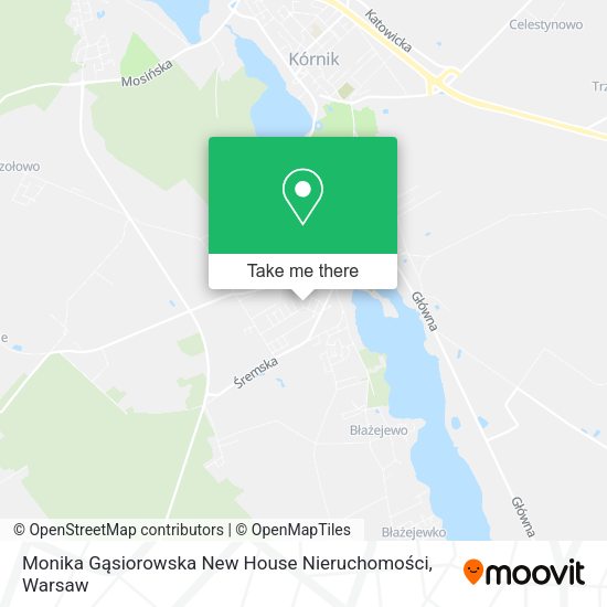 Monika Gąsiorowska New House Nieruchomości map