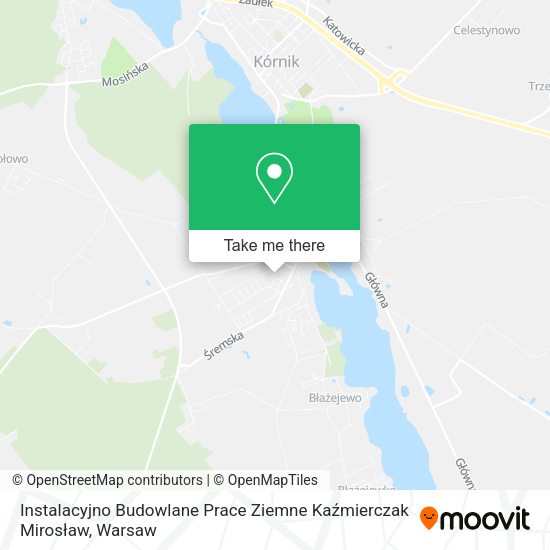 Instalacyjno Budowlane Prace Ziemne Kaźmierczak Mirosław map