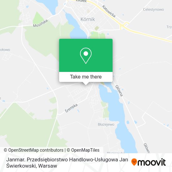 Janmar. Przedsiębiorstwo Handlowo-Usługowa Jan Świerkowski map